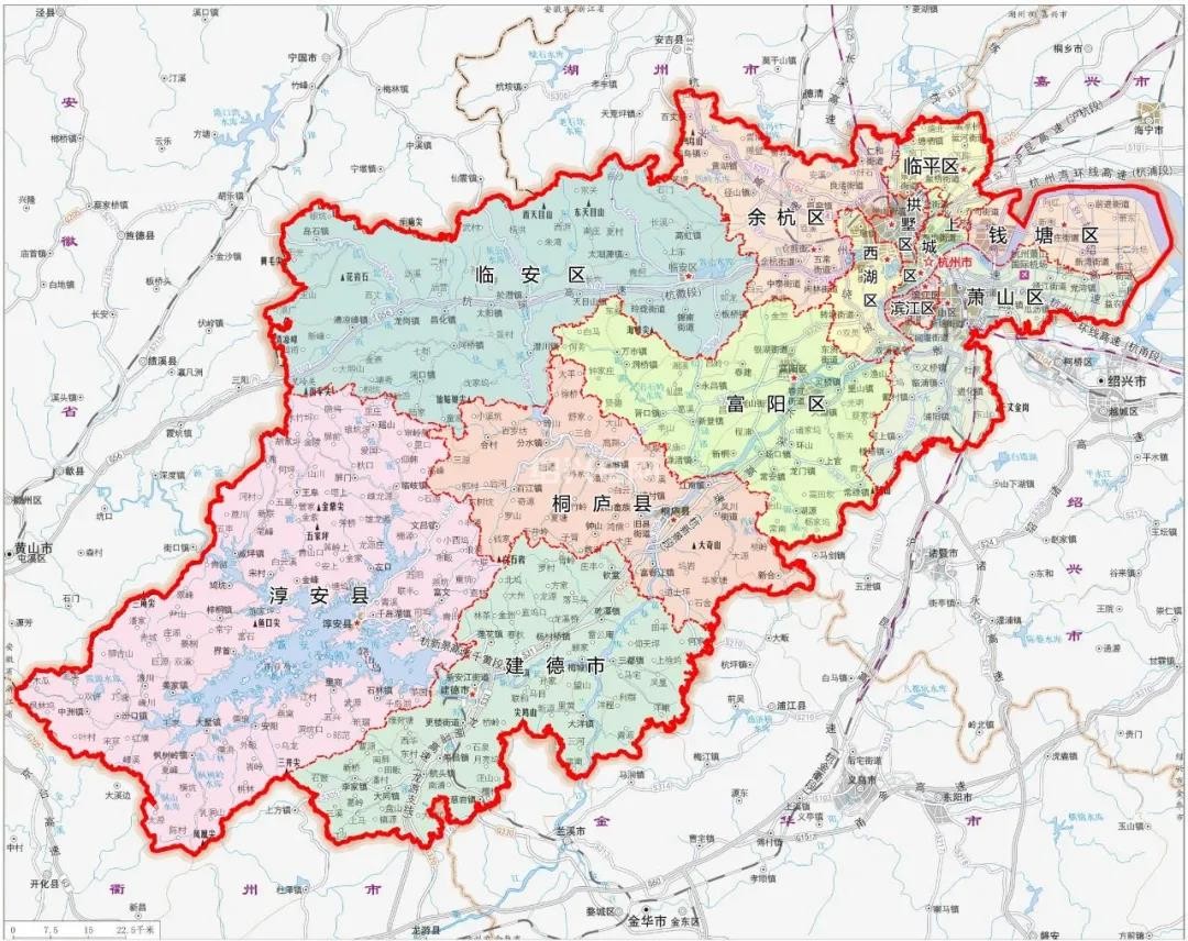 Hangzhou District Adjustment Comparison