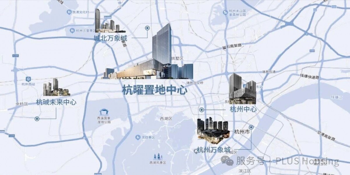 Map indicating the location of Hangyao Center Crossing
