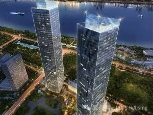 Exterior of the IOC twin towers