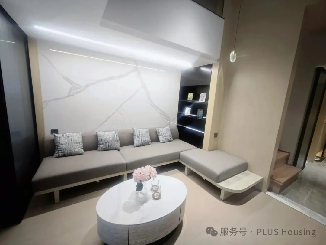 Interior of a modern LOFT apartment at IOC