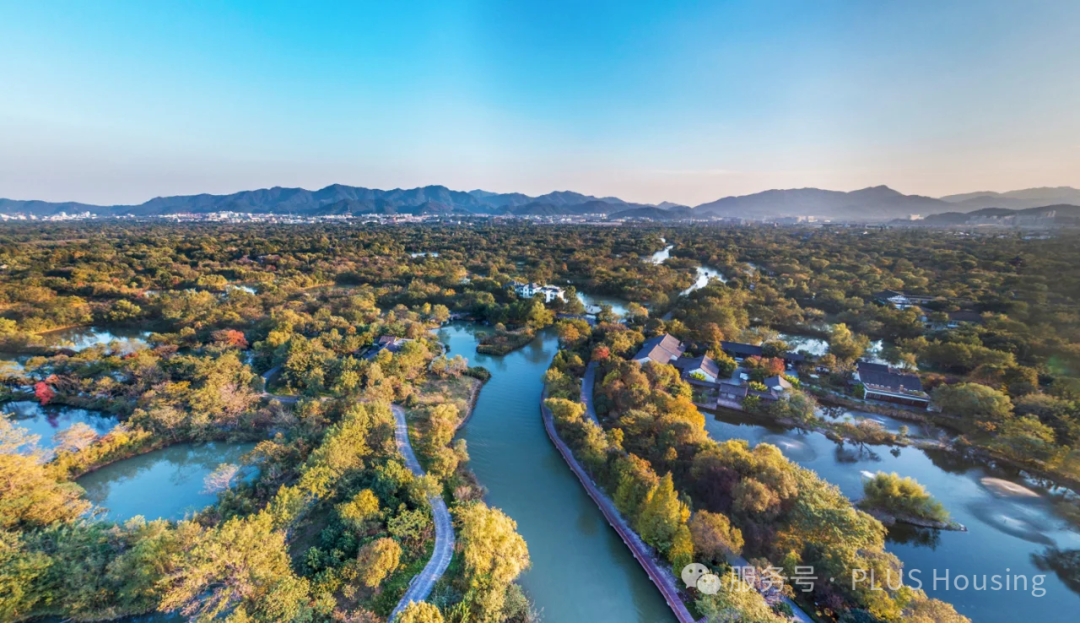 Scenic view of Xixi Wetland Park