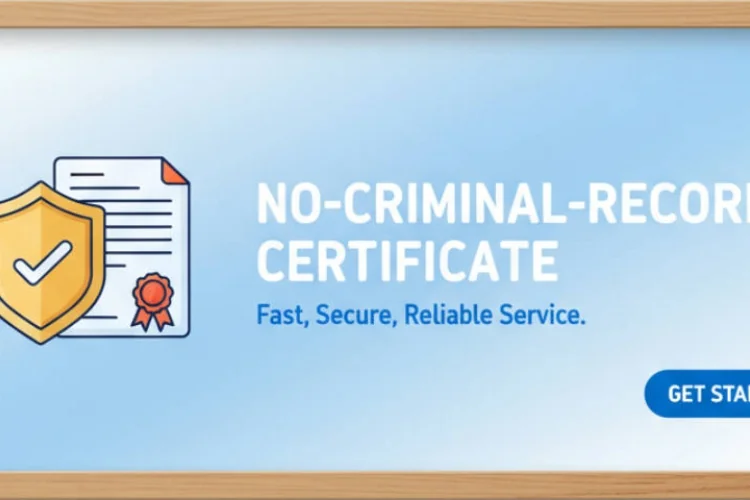 No-Criminal-Record Certificate